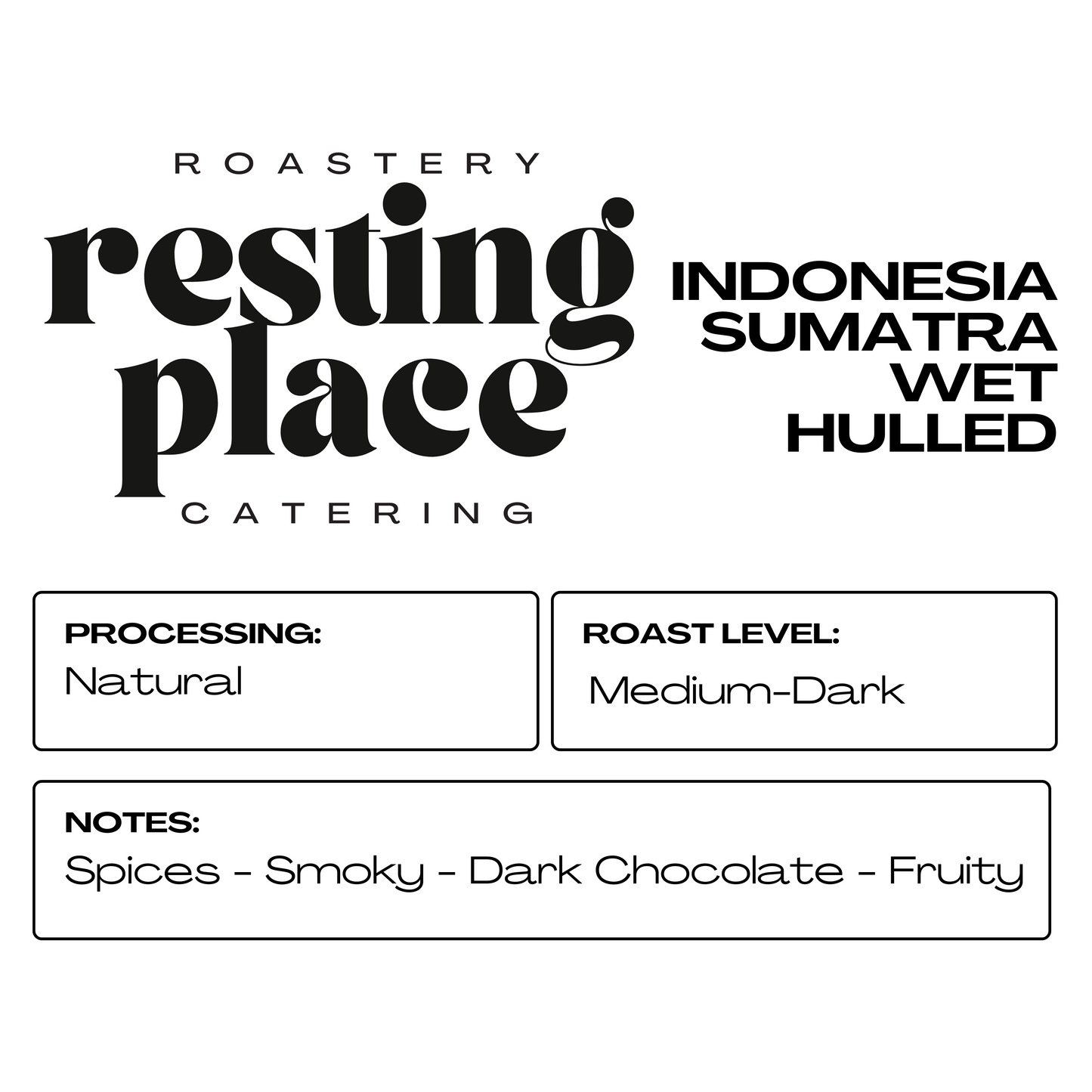 Sumatra Wet Hulled 1 LB