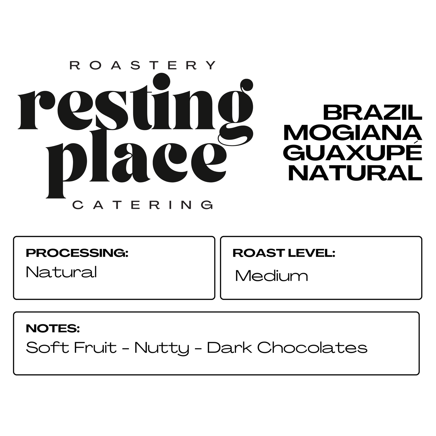 Brazil Mogiana Guaxupé Natural 1 LB